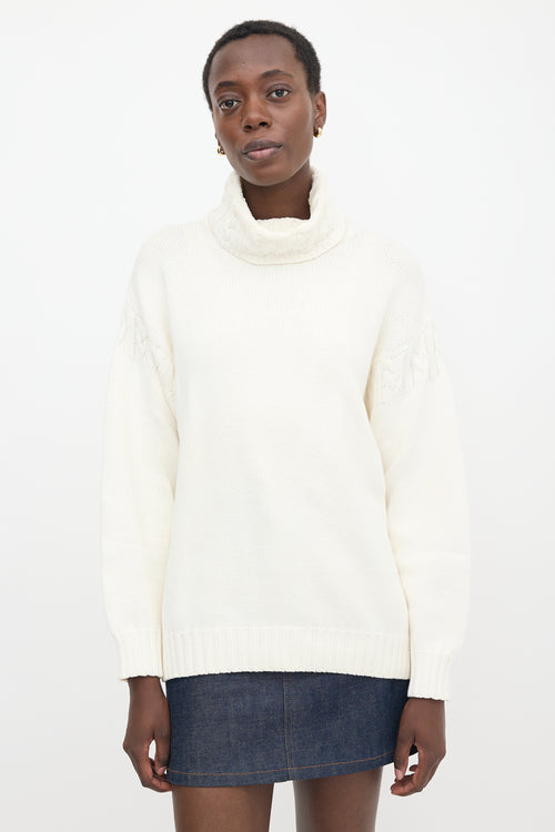 Gucci Vintage Cable Knit Sweater
