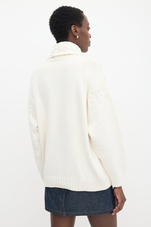 Gucci Vintage Cable Knit Sweater