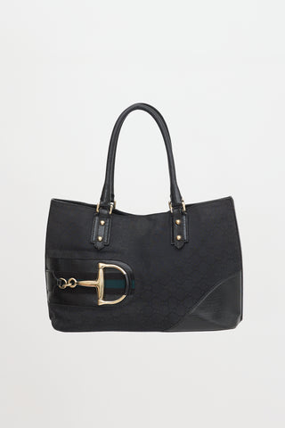 Gucci Vintage GG Monogram Hasler Tote Bag