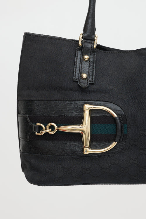 Gucci Vintage GG Monogram Hasler Tote Bag