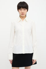 Gucci Vintage Lace Up Shirt