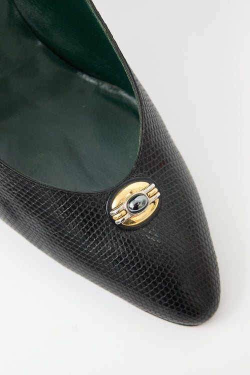 Gucci Vintage Leather Pump