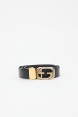 Gucci Vintage Reversible GG Slim Belt