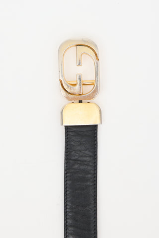 Gucci Vintage Reversible GG Slim Belt