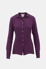 Gucci Vintage Silk Jacquard Shirt