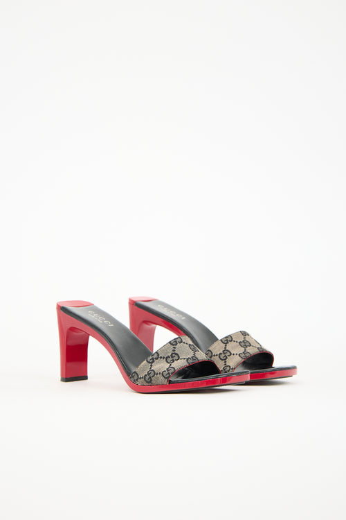 Gucci Vintage GG Supreme Sandal