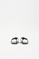 Gucci Leather GG Web Sandal