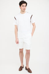 Gucci Webbed Trim Logo T-Shirt