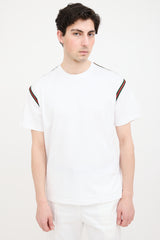 Gucci Webbed Trim Logo T-Shirt