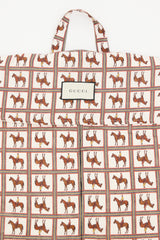 Gucci Canvas Printed Garment Weekend Bag