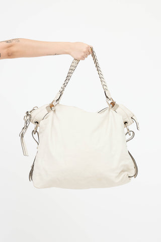 GucciLeather Bamboo Bar Tote Bag
