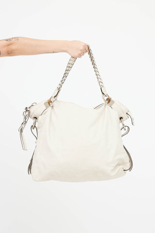 GucciLeather Bamboo Bar Tote Bag