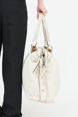 GucciLeather Bamboo Bar Tote Bag