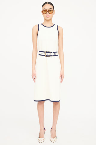 Gucci Knit Logo Midi Dress