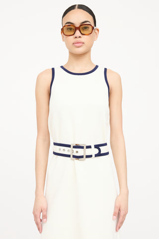 Gucci Knit Logo Midi Dress
