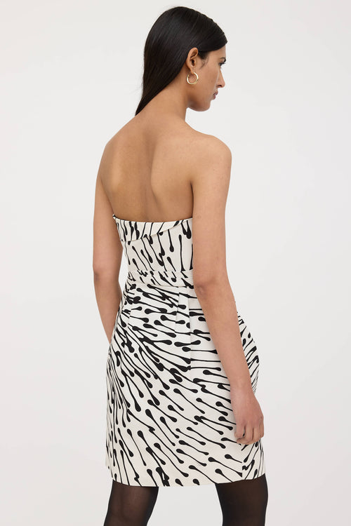 Gucci Patterned Pleated Dress