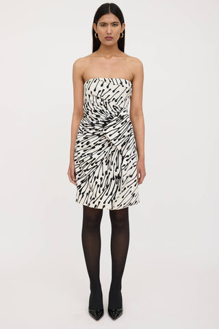 Gucci Patterned Pleated Dress