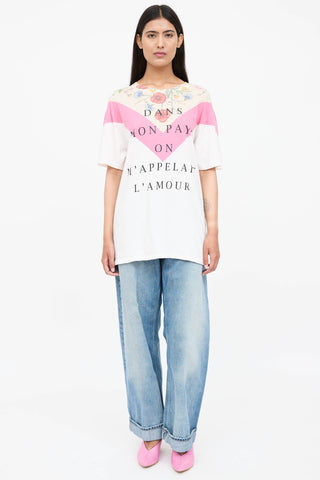 Gucci Floral Script T-Shirt