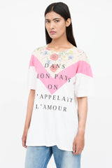 Gucci Floral Script T-Shirt