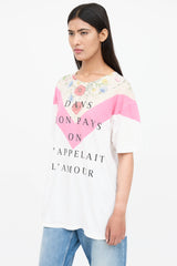 Gucci Floral Script T-Shirt
