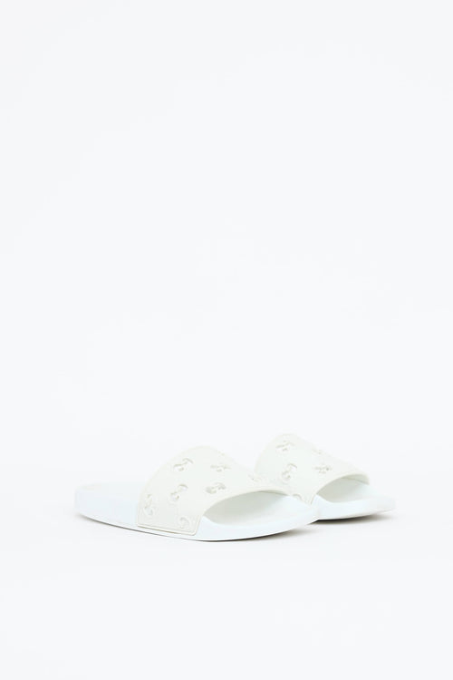 Gucci Rubber GG Slides