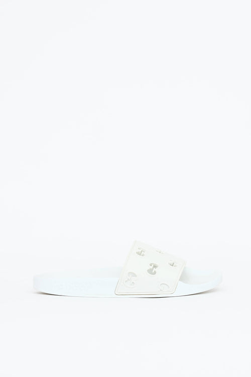 Gucci Rubber GG Slides
