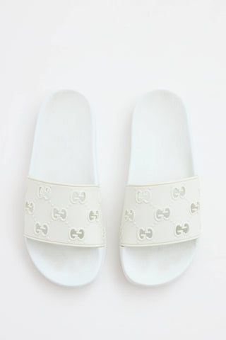 Gucci Rubber GG Slides