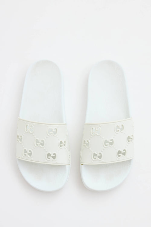 Gucci Rubber GG Slides