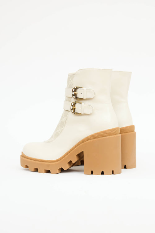 Gucci GG Supreme Platform Boot