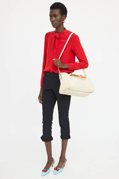 Gucci Bamboo Boston Bag