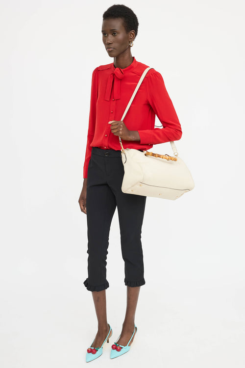 Gucci Bamboo Boston Bag