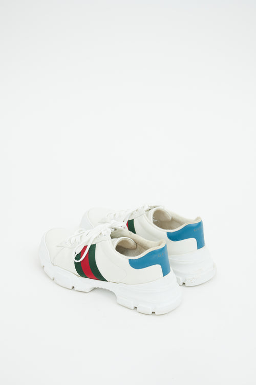 Gucci White Leather Nathan Chunky Sneaker