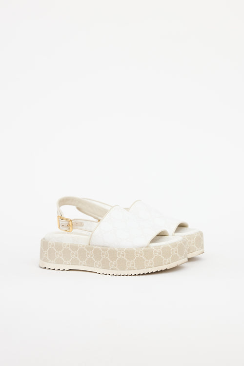 Gucci Angelina GG Canvas Platform