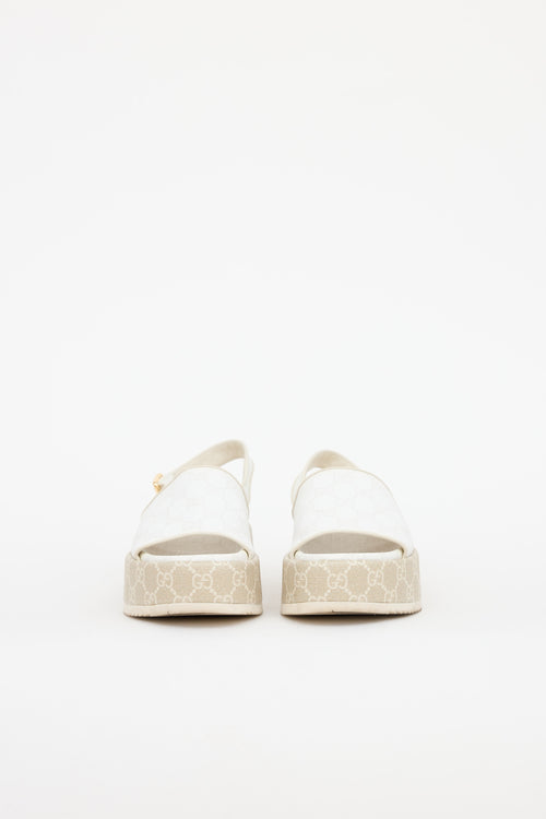 Gucci Angelina GG Canvas Platform