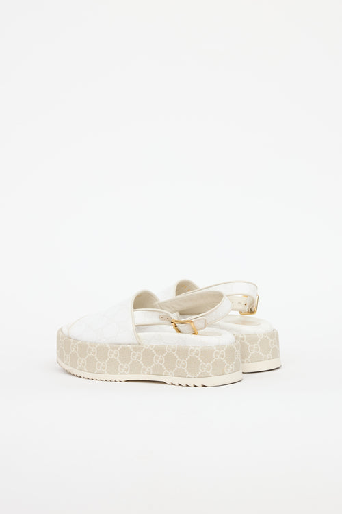 Gucci Angelina GG Canvas Platform