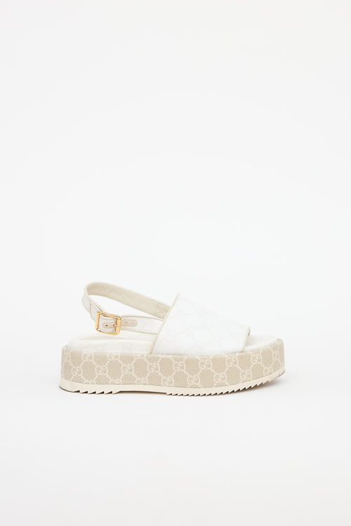 Gucci Angelina GG Canvas Platform