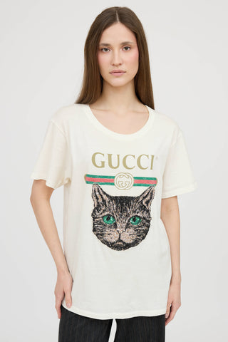 GucciSequin Logo T-Shirt