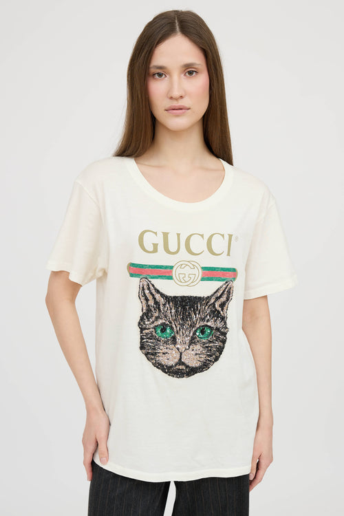 GucciSequin Logo T-Shirt