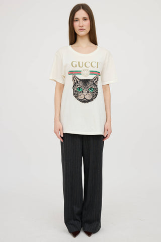 GucciSequin Logo T-Shirt