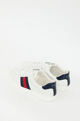 Gucci White & Multicolour Leather Ace Sneaker