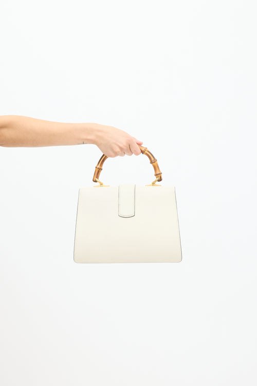 Gucci White & Multicolour Leather Dionysus Bag