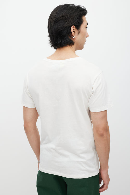 Gucci White & Multicolour Logo T-Shirt