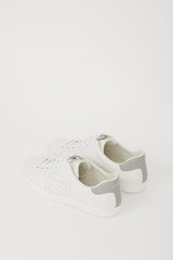 Gucci White Leather GG Logo Ace Sneaker