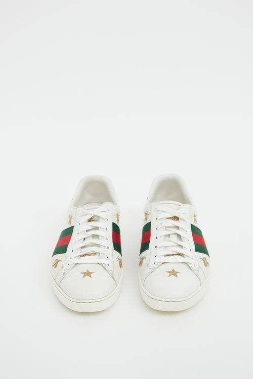 Gucci White Ace Graphic Sneaker