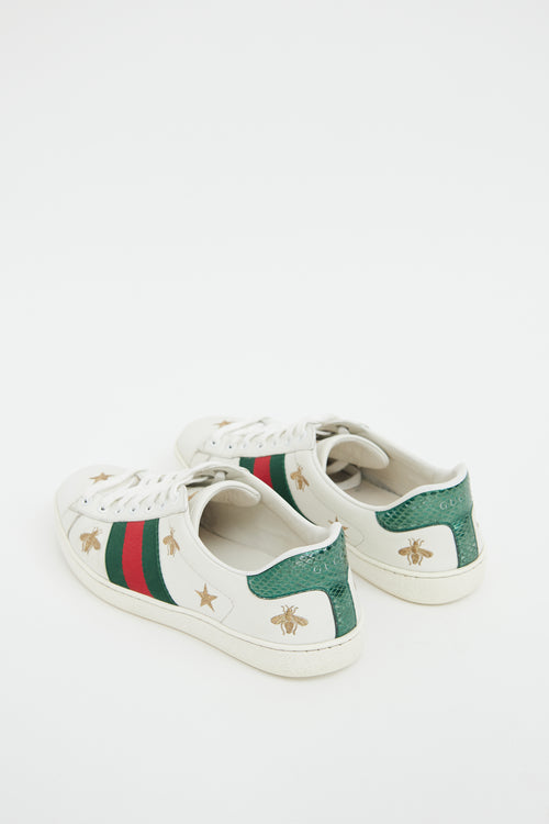 Gucci White Ace Graphic Sneaker