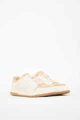 Gucci White Leather & Shearling MAC80 Sneaker