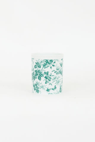 Gucci White & Green Porcelain Herbosum Candle Holder