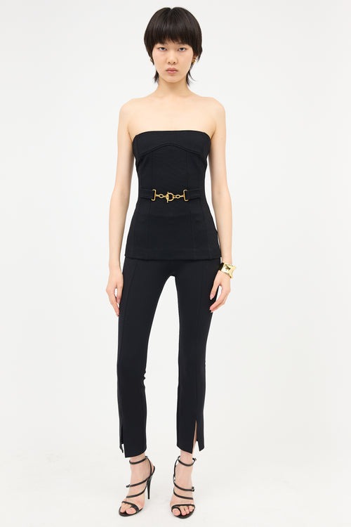 Gucci Wool Buckle Tube Top