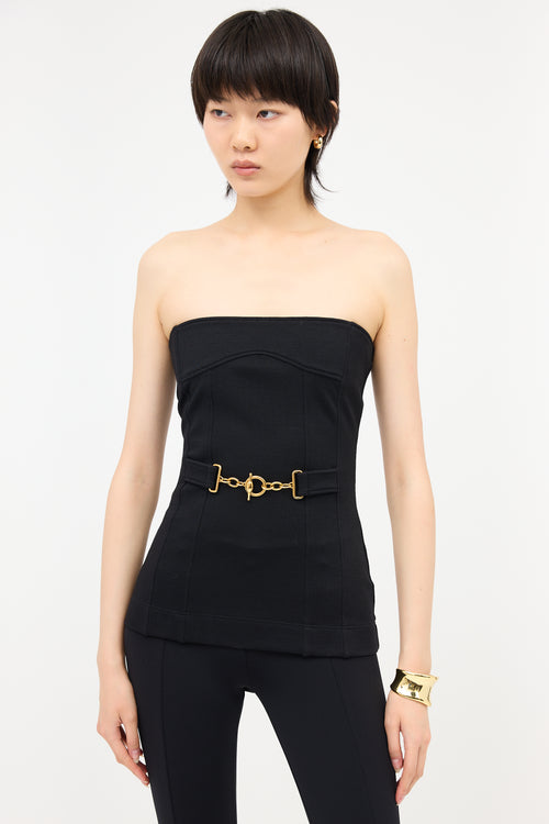 Gucci Wool Buckle Tube Top