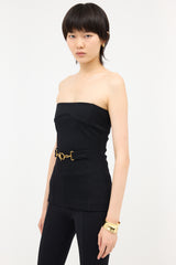 Gucci Wool Buckle Tube Top